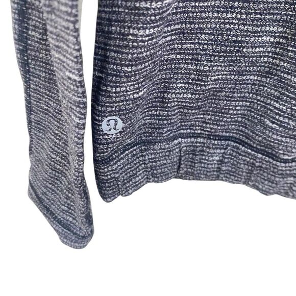 Lululemon Healthy Heart Pullover II Coco Pique Black White size 8 (size tags gon - Picture 4 of 7